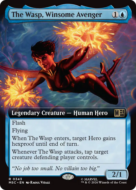 The Wasp, Winsome Avenger (Extended Art)