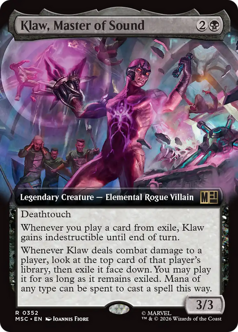 Klaw, Master of Sound (Extended Art)