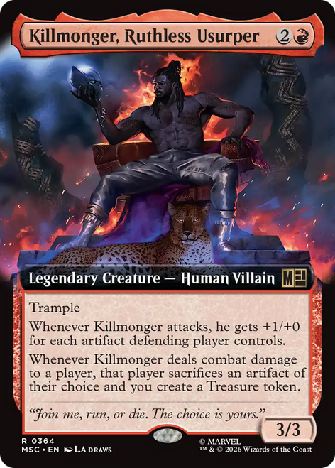Killmonger, Ruthless Usurper (Extended Art)