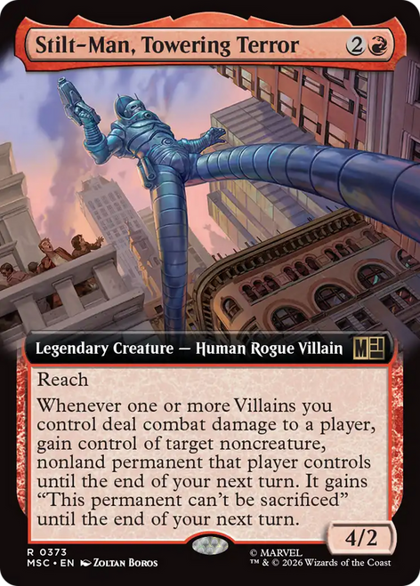 Stilt-Man, Towering Terror (Extended Art)
