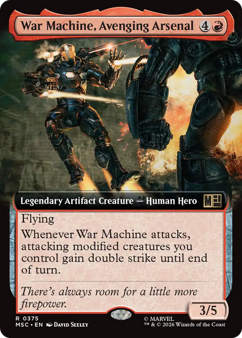 War Machine, Avenging Arsenal (Extended Art)