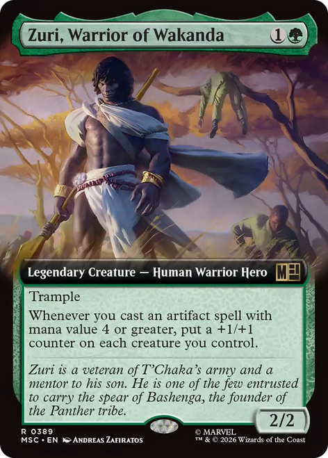 Zuri, Warrior of Wakanda (Extended Art)