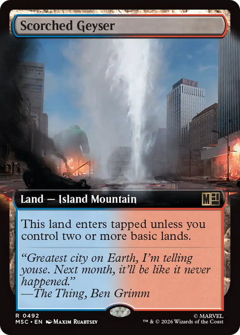 Scorched Geyser (Extended Art)