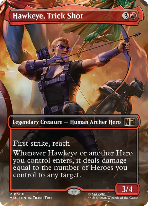 Hawkeye, Trick Shot (Borderless Scene)