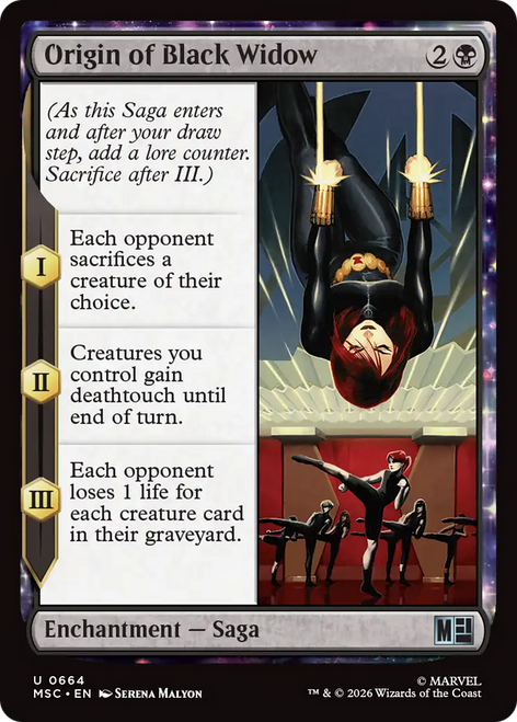 Origin of Black Widow (Foil)