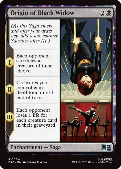 Origin of Black Widow (Foil)