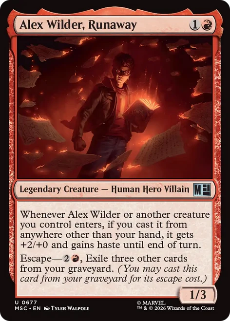 Alex Wilder, Runaway (Foil)