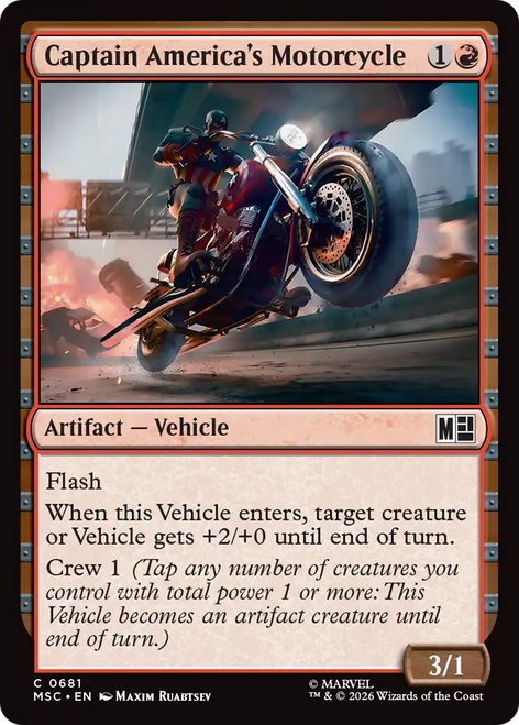 Captain America's Motorcycle (Foil)