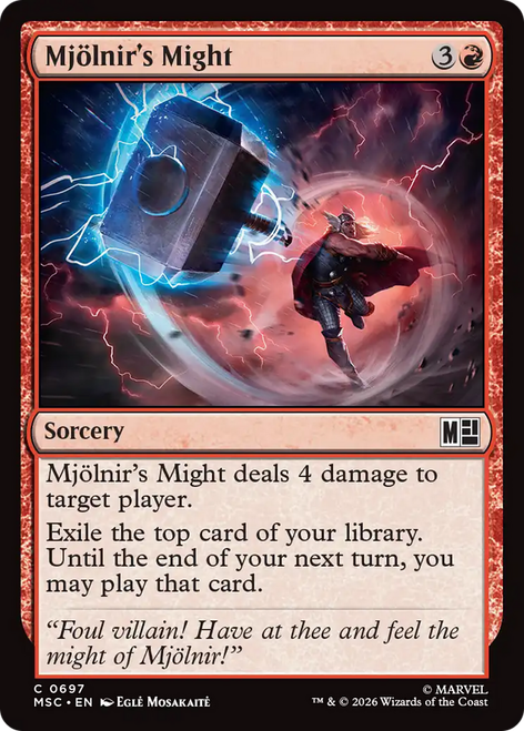 Mjölnir's Might (Foil)
