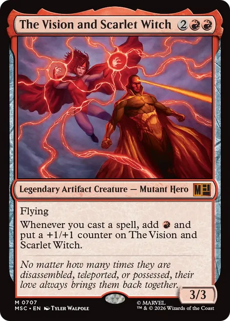 The Vision and Scarlet Witch (Foil)