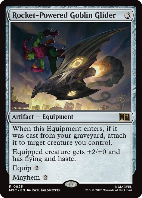 Rocket-Powered Goblin Glider (Foil)