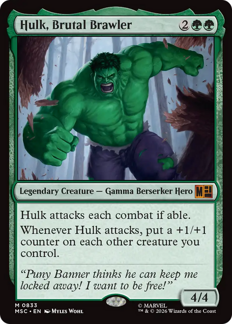 Hulk, Brutal Brawler (Foil)