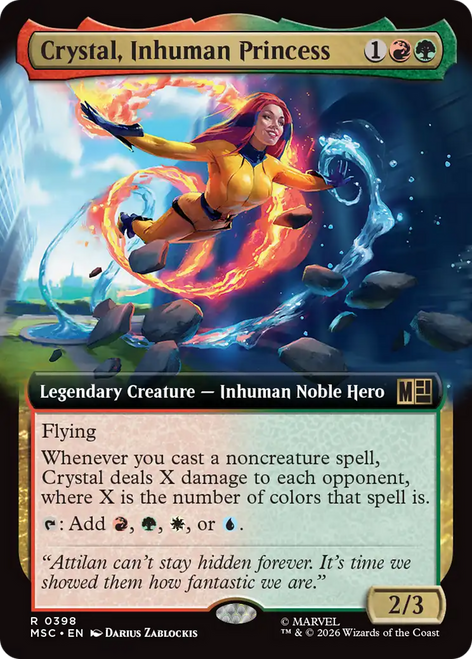 Crystal, Inhuman Princess (Extended Art)