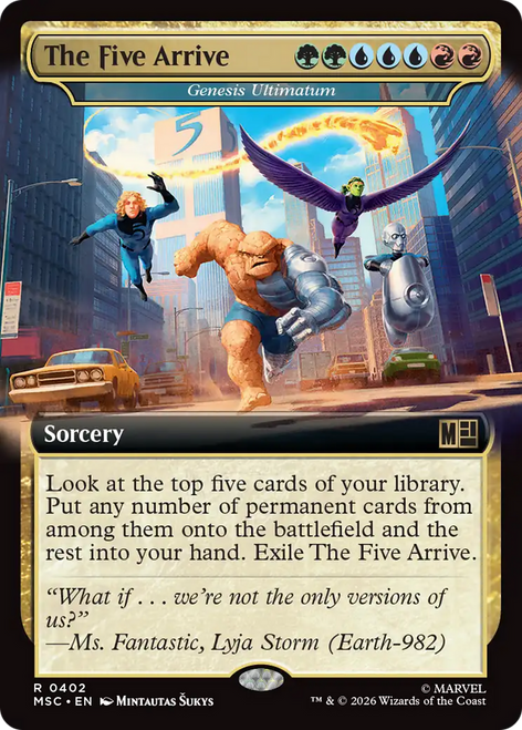 Genesis Ultimatum [The Five Arrive] (Extended Art)
