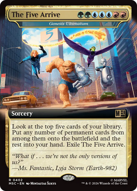 Genesis Ultimatum [The Five Arrive] (Extended Art)