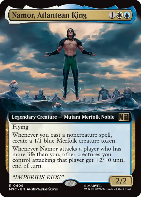 Namor, Atlantean King (Extended Art)