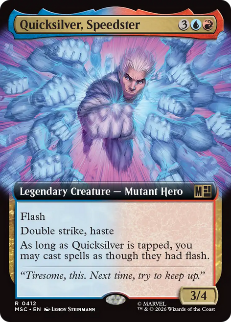 Quicksilver, Speedster (Extended Art)