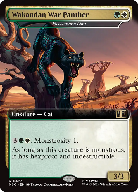 Fleecemane Lion [Wakandan War Panther] (Extended Art)