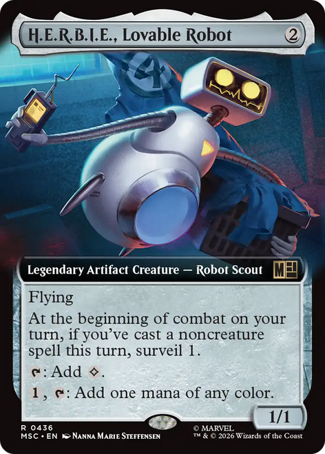 H.E.R.B.I.E., Lovable Robot (Extended Art)