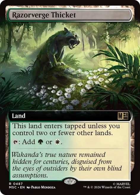 Razorverge Thicket (Extended Art)