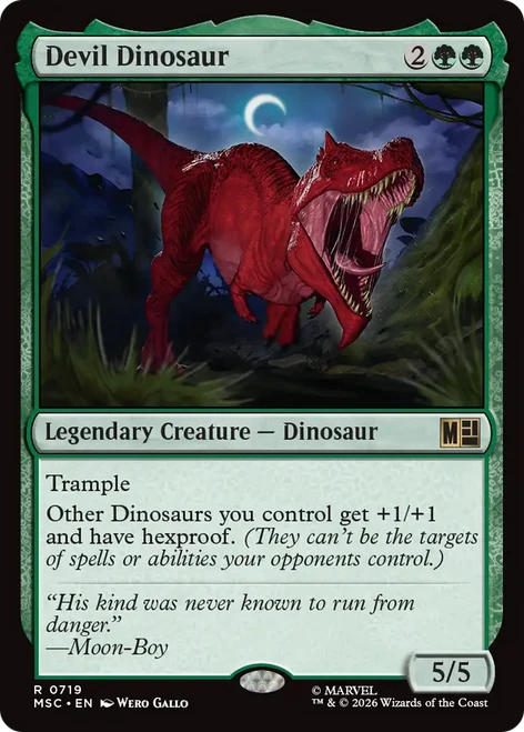 Devil Dinosaur (Foil)