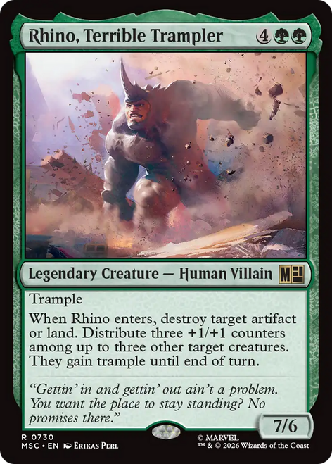 Rhino, Terrible Trampler (Foil)