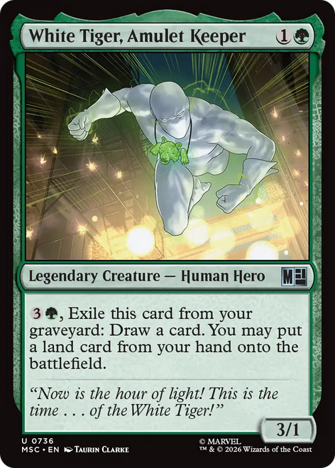 White Tiger, Amulet Keeper (Foil)