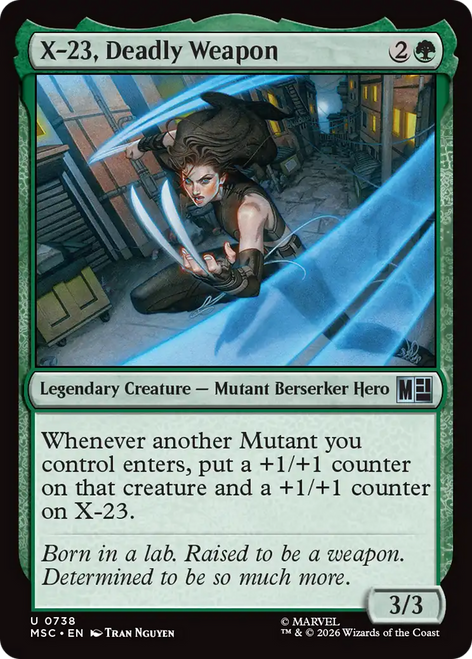 X-23, Deadly Weapon (Foil)