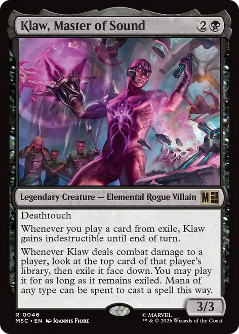 Klaw, Master of Sound (Surge Foil)