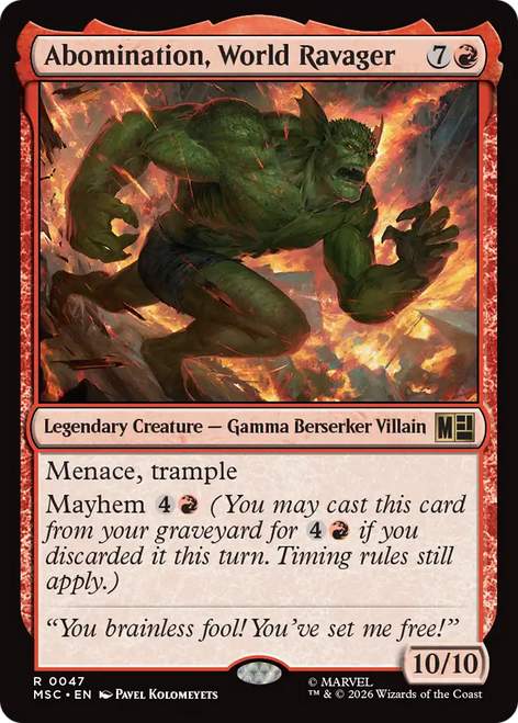 Abomination, World Ravager (Surge Foil)