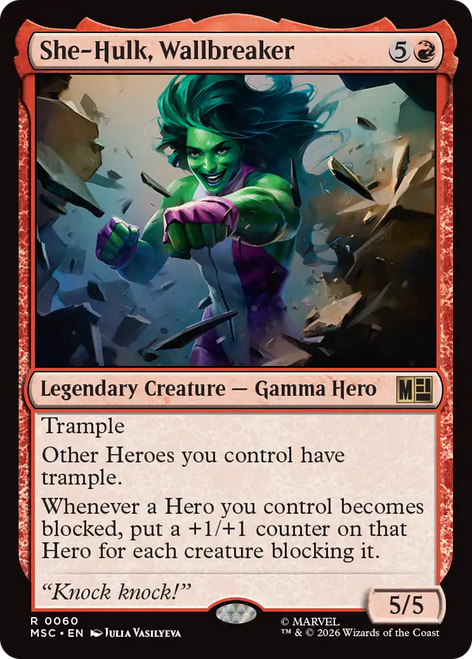 She-Hulk, Wallbreaker (Surge Foil)