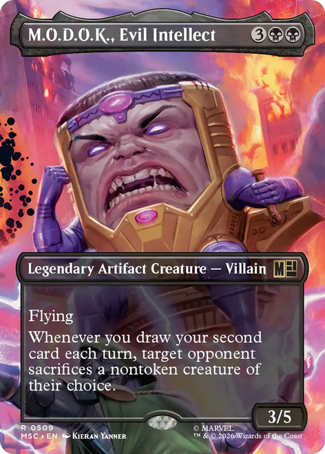 M.O.D.O.K., Evil Intellect (Borderless Scene Foil)