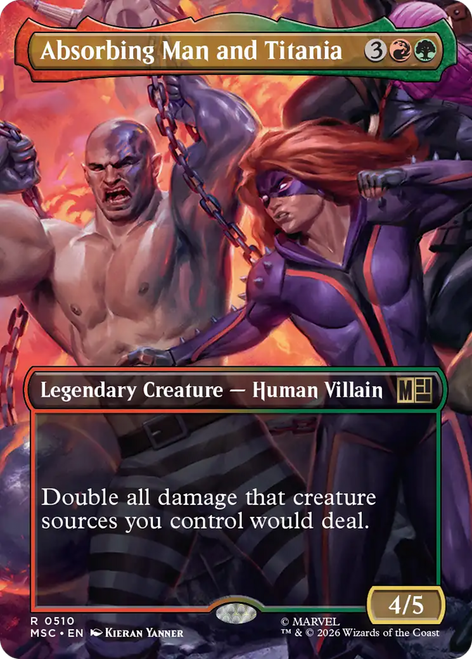 Absorbing Man and Titania (Borderless Scene Foil)