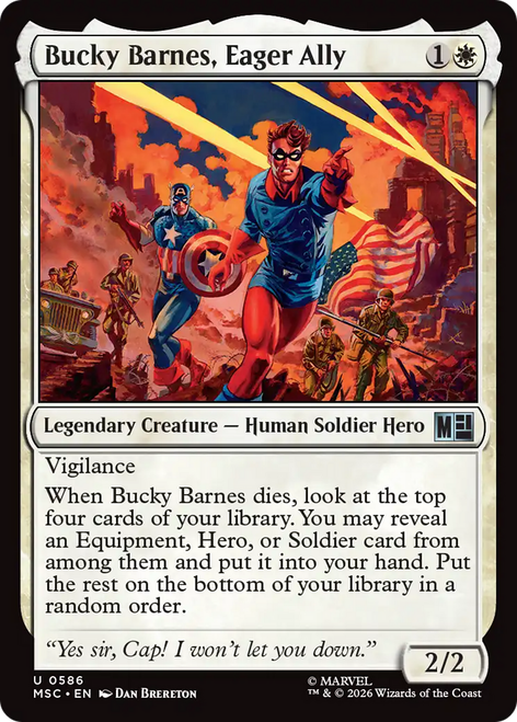 Bucky Barnes, Eager Ally (Foil)