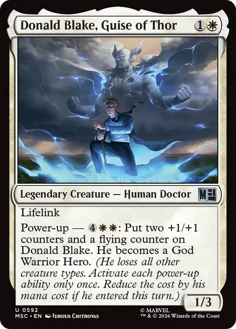 Donald Blake, Guise of Thor (Foil)