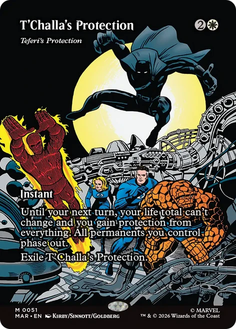 Teferi's Protection [T'Challa's Protection] (Borderless Source Material)
