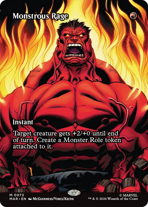 Monstrous Rage (Borderless Source Material)