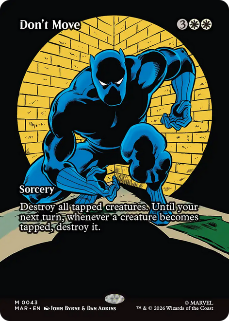 Don't Move (Borderless Source Material Foil)