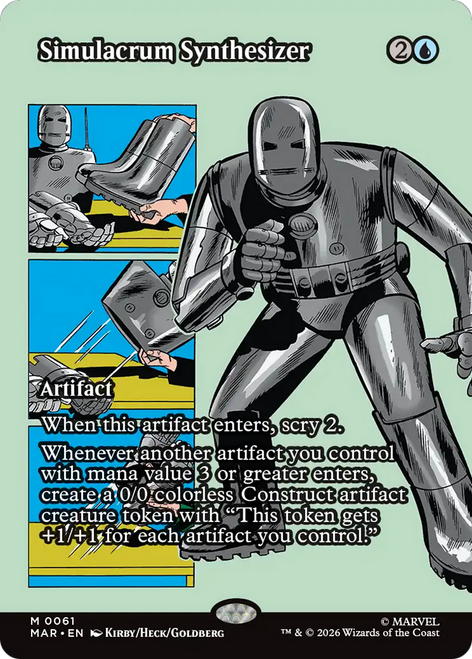 Simulacrum Synthesizer (Borderless Source Material Foil)