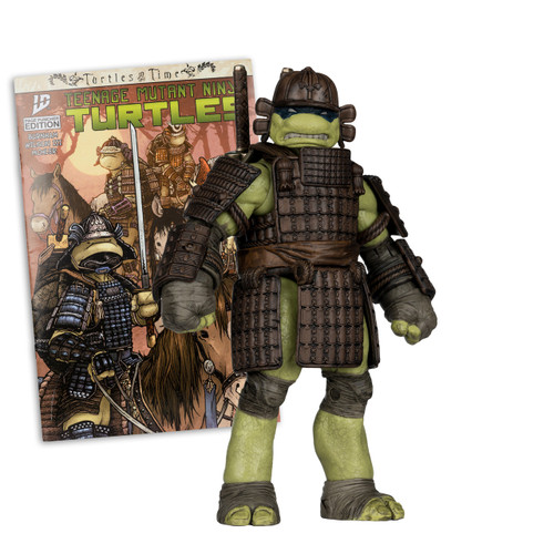 Page Punchers: Teenage Mutant Ninja Turtles - Leonardo 5-Inch figure with Turtles in Time Comic