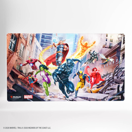 MTG Marvel Super Heroes Shiny Playmat - Marvel Super Heroes