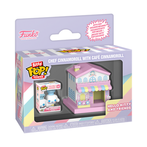 Bitty POP! Towns: Sanrio - Cinnamoroll and Cafe Cinnamoroll