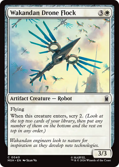 Wakandan Drone Flock (Foil)