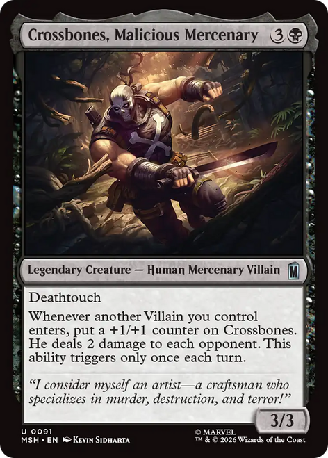 Crossbones, Malicious Mercenary (Foil)
