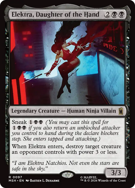 Elektra, Daughter of the Hand (Foil)