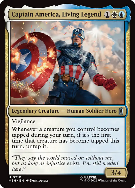 Captain America, Living Legend (Foil)