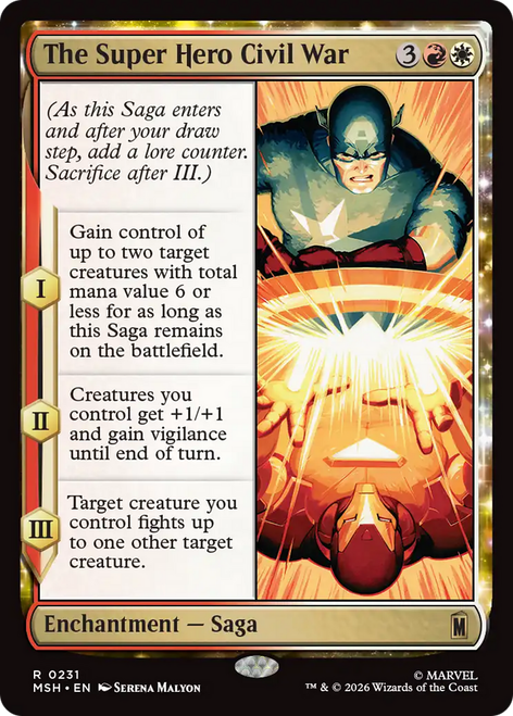 The Super Hero Civil War (Foil)