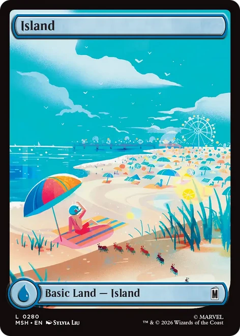 Island (#280) (Full Art Foil)