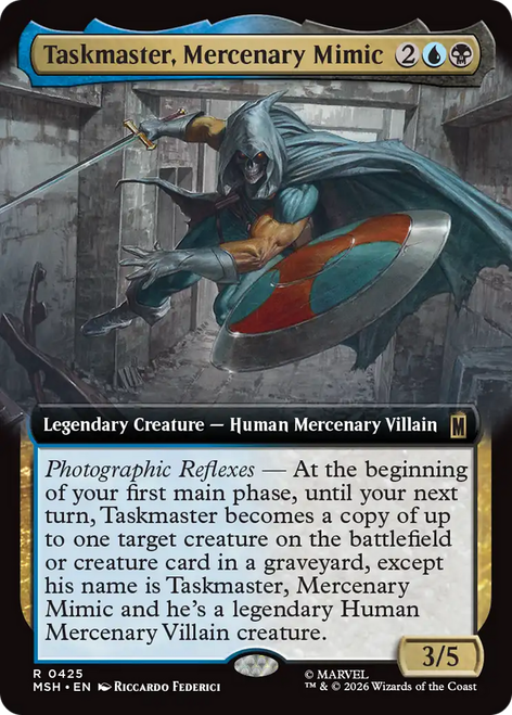 Taskmaster, Mercenary Mimic (Extended Art Foil)