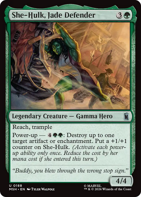 She-Hulk, Jade Defender (Foil)